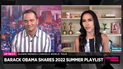 In Entertainment: Obama Playlist, Mendes Cancels Tour & Drake Defends Jet Use News Clip