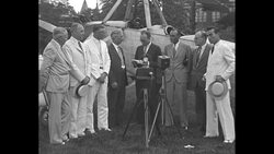 Abbott, Pitcairn, and Ray with C.8W autogiro donated to Smithsonian News Clip