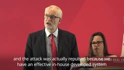 Jeremy Corbyn: Labour Party targeted by 'serious cyber attack' News Clip