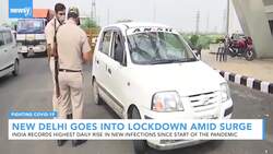 New Delhi Goes Into Lockdown Amid Surge News Clip