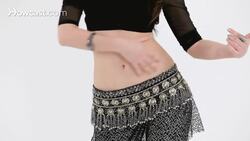How to Do a Reverse Vertical Figure 8 in Belly Dancing Instructional Video