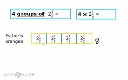 Multiplying Whole Numbers by Mixed Numbers: The Break it Apart Strategy Instructional Video