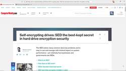 Cyber Security for Absolute Beginners - 2022 Edition - Part 02 - Self-Encrypting Drives Instructional Video