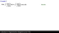 Calculus II: Trigonometric Integrals (Level 7 of 7) Instructional Video