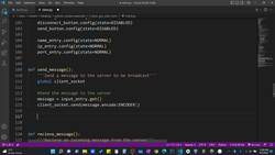 The Art of Doing - Python Network Applications with Sockets - Basic GUI Chat Room Part 4 - Adding Functionality and Testing Instructional Video