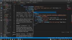 Mega Web Development Bootcamp with React Bootstrap 5, Redux, and REST API - Show Posts Data on UI by Looping All Data Instructional Video