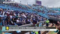 Botswana's New President Takes Oath in 'New Dawn' News Clip