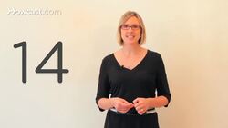 How to Count in English Instructional Video