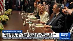 Trump, Italy's Meloni discuss trade deals at White House amid tariff uncertainty News Clip