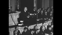 President Franklin D. Roosevelt comments on military aid to democracies in his State of the Union Address News Clip