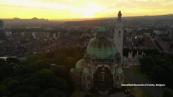 Flight over History: WWI Memorials from a Drone's Eye View Stock Footage