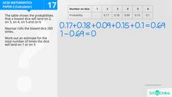 GCSE Secondary Maths Age 13-17 - Probability & Statistics: Probability - Explained Instructional Video