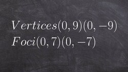 Given the graph of an ellipse find the equation Instructional Video