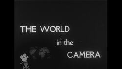 United States, 1950s: The World in the Camera' opening title Stock Footage