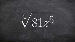 Simplifying a radical expression into rational exponents Instructional Video