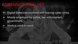 Becoming a Cyber Security Professional - A Beginner's Career Guide - Forensics Computer Analyst Instructional Video