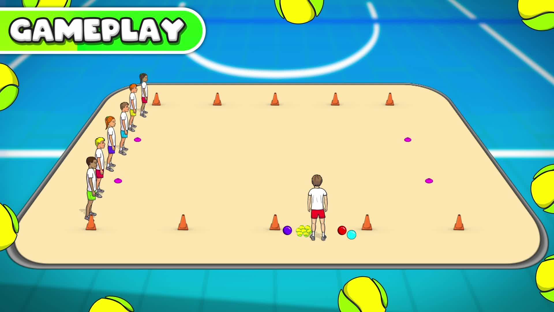 Cross the river!! Play this game with every elementary PE class | PE