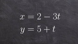 Learn how to eliminate the parameter and identify the rectangular graph Instructional Video
