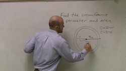 Finding the circumference and area of a circle Instructional Video