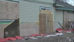 Shoreline erosion causes cottages to fall into Lake Erie News Clip