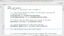 Master Hibernate and JPA with Spring Boot in 100 Steps - Step 57 - Criteria Query - Using Joins Instructional Video