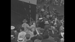 Christening and launching of US Navy warship "Dewey" in Bath, ME News Clip