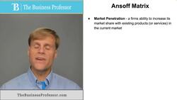 Ansoff Matrix Instructional Video