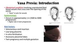 Vasa Previa (Obstetrical Condition) | Causes, Risk Factors, Signs & Symptoms, Diagnosis, Treatment Instructional Video