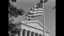 New Supreme Court Building in Washington, DC, in which Court is in session for first time News Clip