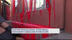 ‘Damage to the heart.’ Antisemitic vandalism strikes Israeli restaurant in Park Slope News Clip