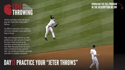 [LOVE THROWING] Day 13 - "Jeter" Throws Instructional Video