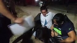 CLEAN : Demonstrators in Bolivia protest over poll results News Clip