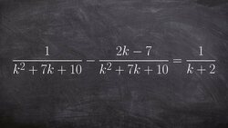 Solve an equation with a rational term Instructional Video