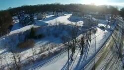 Drone video shows storm aftermath in Long Island News Clip