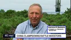 Summers Says China Risks Are on the Rise News Clip