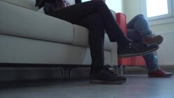 CLEAN : Exhausted French healthcare workers attend "burn-out" clinic to refind their balance News Clip