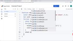 Google Apps Script - Exercise Coding Projects - How to Use Apps Script to Create a Spreadsheet Instructional Video