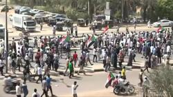 CLEAN : Pro-civilian rule protestors gather in central Khartoum News Clip