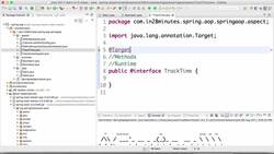 Spring Framework Master Class - Java Spring the Modern Way - Step 09 - Creating Custom Annotation and an Aspect for Tracking Time Instructional Video
