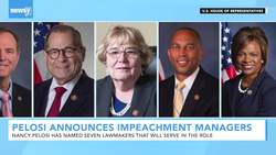 Pelosi Announces Impeachment Managers For Senate Impeachment Trial News Clip