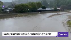 Mother Nature Hits U.S. With Triple Threat News Clip