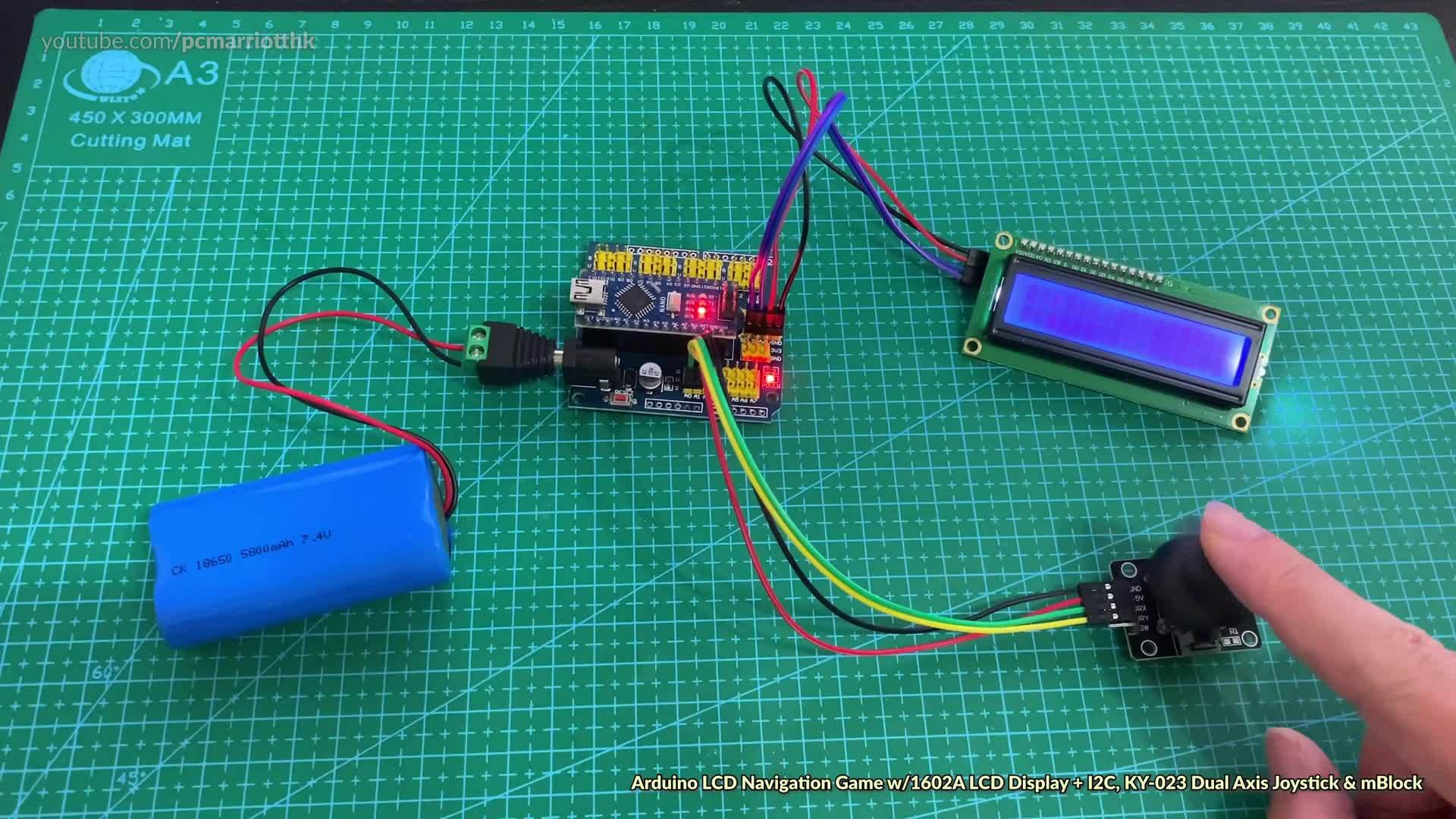 LCD Navigation Game VERSION 2: w/Arduino Uno, 1602A + I2C LCD Display,  mBlock 5 & Dual Axis Joystick | Science