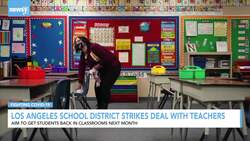 Los Angeles School District Strikes Deal With Teachers News Clip