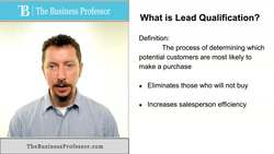 Marketing - What is Lead Qualification Instructional Video