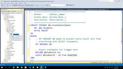 Microsoft SQL Server Development for Everyone - Table Triggers Instructional Video