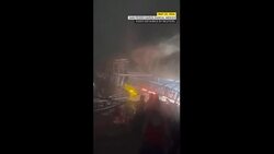 Chaos and confusion after stage collapses at political rally in Mexico News Clip