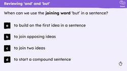 Joining with 'or' Instructional Video