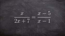 Solve rational expressions by multiplying the LCD on both sides Instructional Video