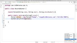 Java Programming for Complete Beginners - Java 16 - Step 15 - Exploring Java New Features - Records Instructional Video