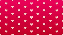 Animation romantic white hearts on red background Stock Footage